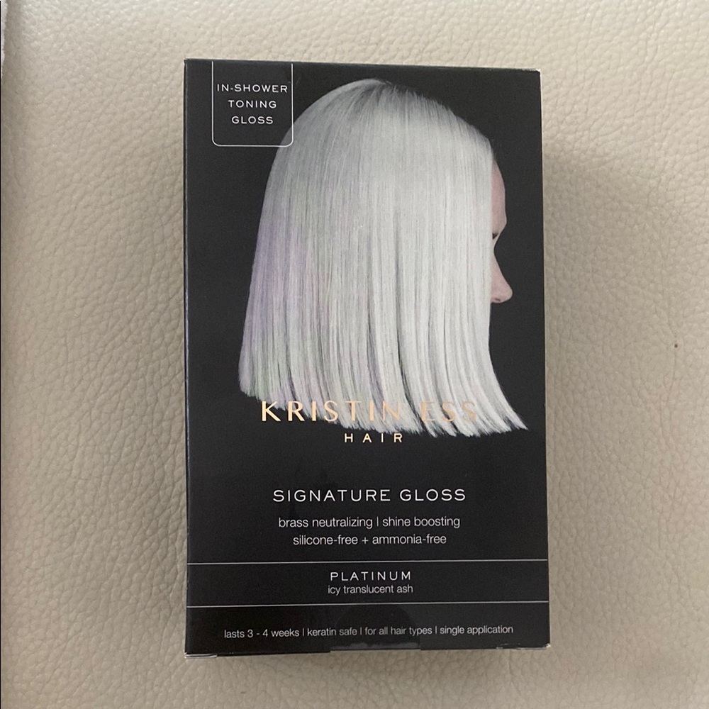 Kristen Ess Signature Gloss Hair Toner - Platinum (icy translucent ash)